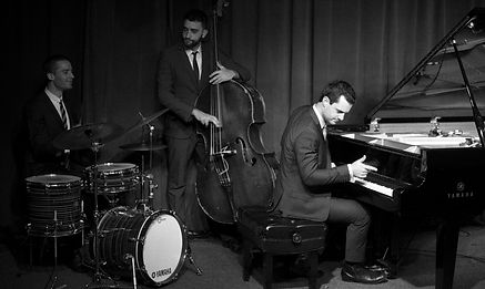 Konrad Paszkudzki with his jazz trio